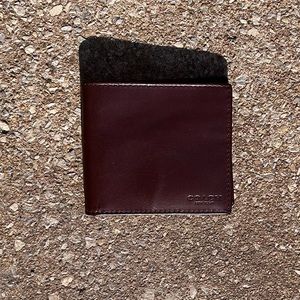 Coach Men's Leather Bi-fold Wallet -- Dark Brown (NWOT)